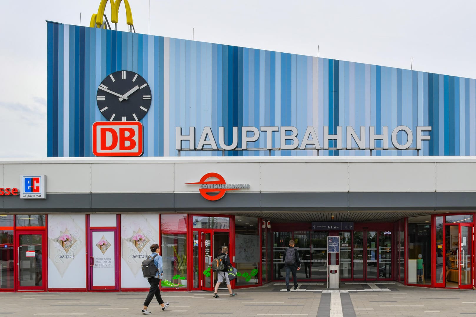 Hauptbahnhof Cottbus: Die Station ist für den Verein Allianz pro Schiene Deutschlands "Bahnhof des Jahres" 2021.