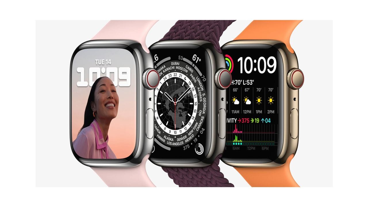 Wann die neue Apple Watch 7 mit 41 oder 45 Millimeter großem Display in den Verkauf kommt, ist noch unklar.
