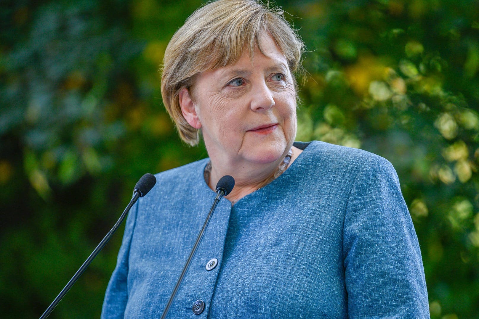 11.09.2021 WARSZAWA GERMAN CHANCELLOR ANGELA MERKEL IS VISITING THE POLISH CAPITAL N/Z KANCLERZ NIEMIEC ANGELA MERKEL FO