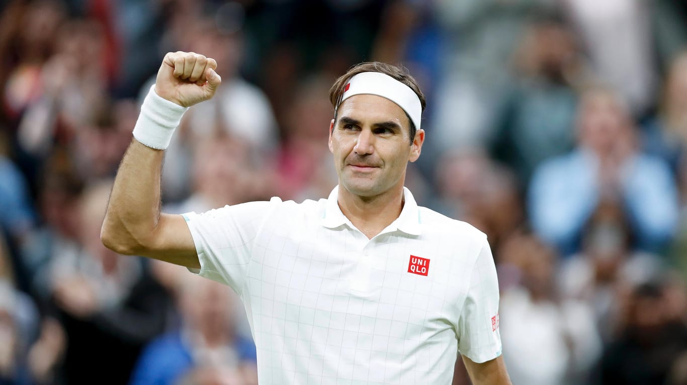 Roger Federer in Siegespose (Archivbild): Sein Investment in das Laufschuh-Start-up On hat sich gelohnt.