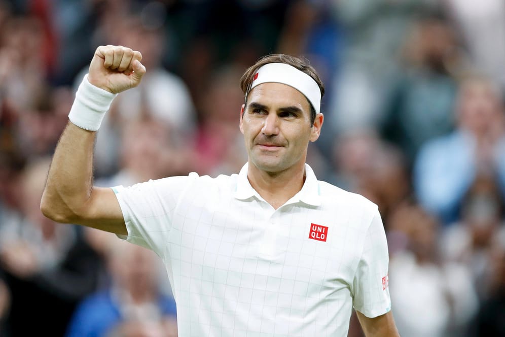 Roger Federer in Siegespose (Archivbild): Sein Investment in das Laufschuh-Start-up On hat sich gelohnt.