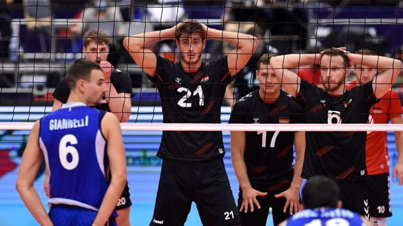 Die deutschen Volleyballer verloren gegen Italien.