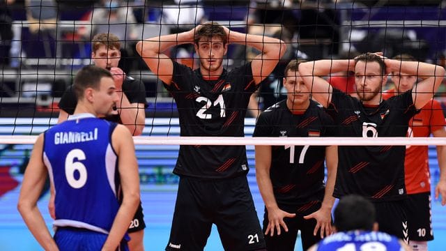 Die deutschen Volleyballer verloren gegen Italien.