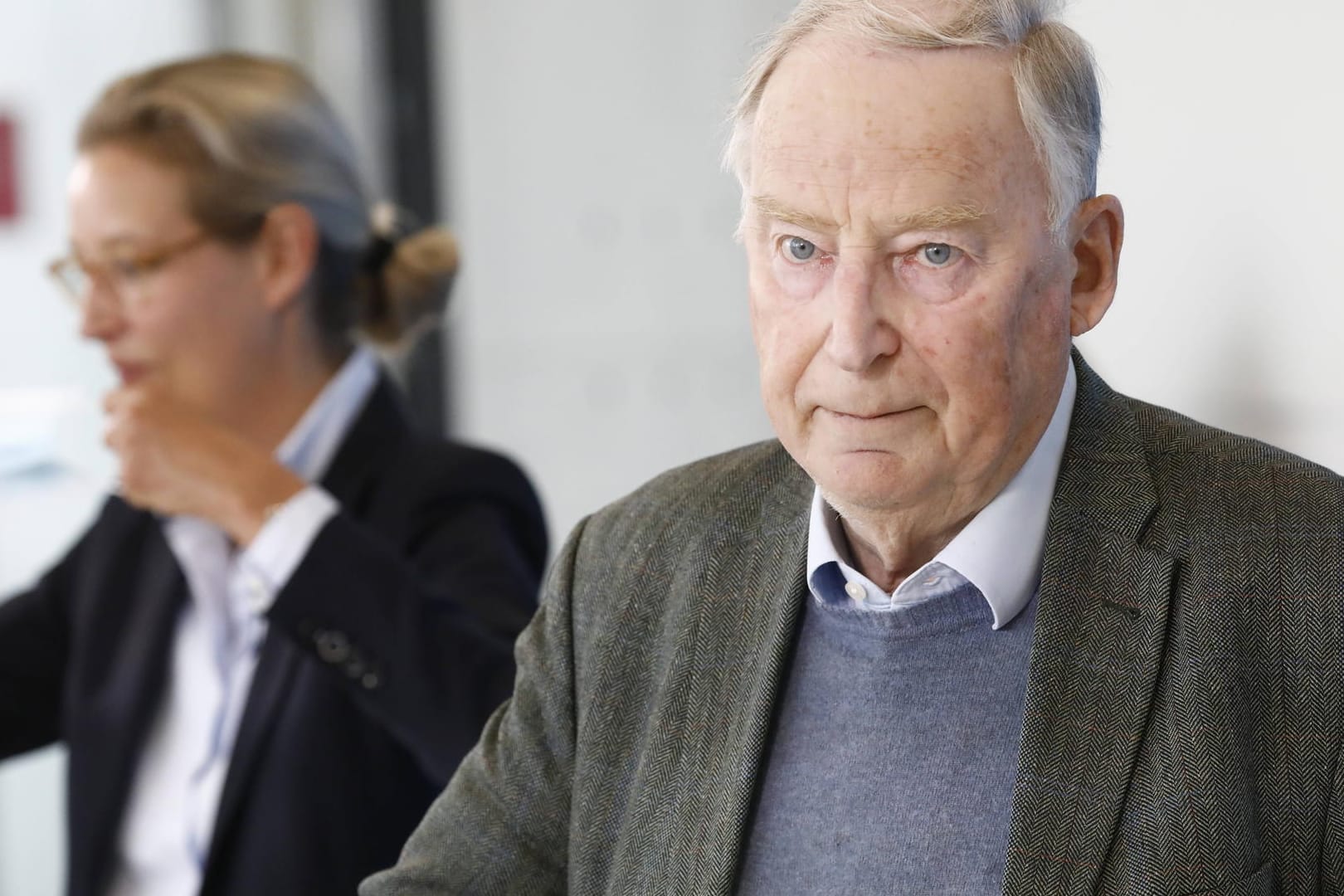 AfD-Vorsitzende Alexander Gauland und Alice Weidel: Die Partei bestreitet eine Beteiligung an der Plakatkampagne.