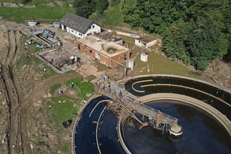 Kläranlagen im Flutgebiet an der Ahr