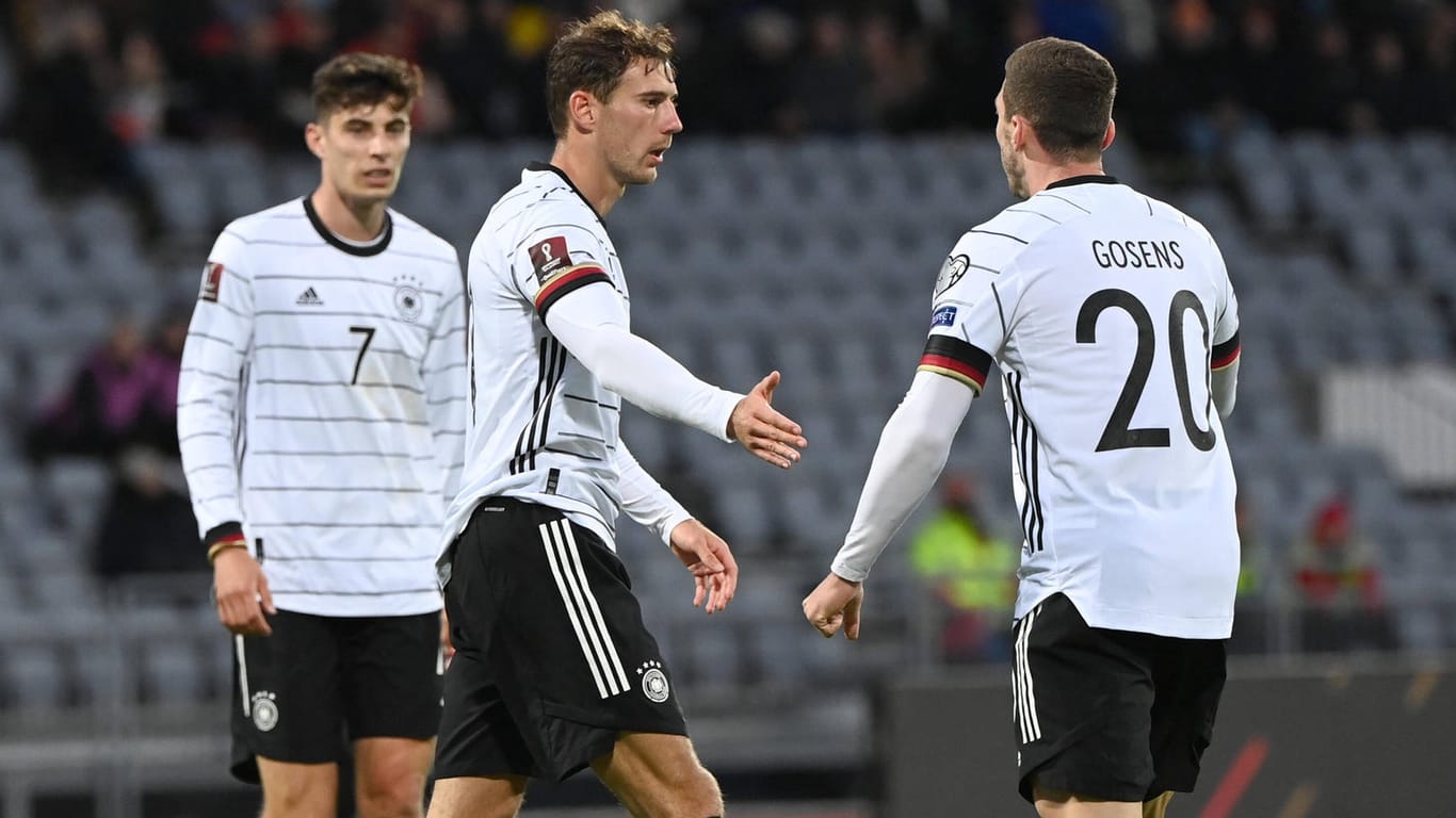 Die DFB-Auswahl feiert einen Treffer beim Sieg über Island: Die Leistungen in der WM-Quali haben positive Folgen für die Weltrangliste.