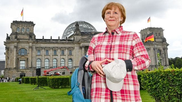 Wachsfigur von Merkel Wachsfigur von Merkel