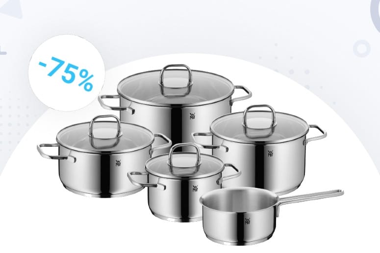 Nur heute können Sie bei Otto hochwertige Kochtöpfe von WMF zum historischen Tiefpreis ergattern.