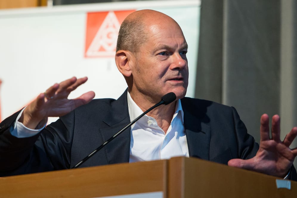 Olaf Scholz: Der SPD-Kanzlerkandidat möchte sich nicht zu einem Wahlkampfspot seiner Partei äußern.