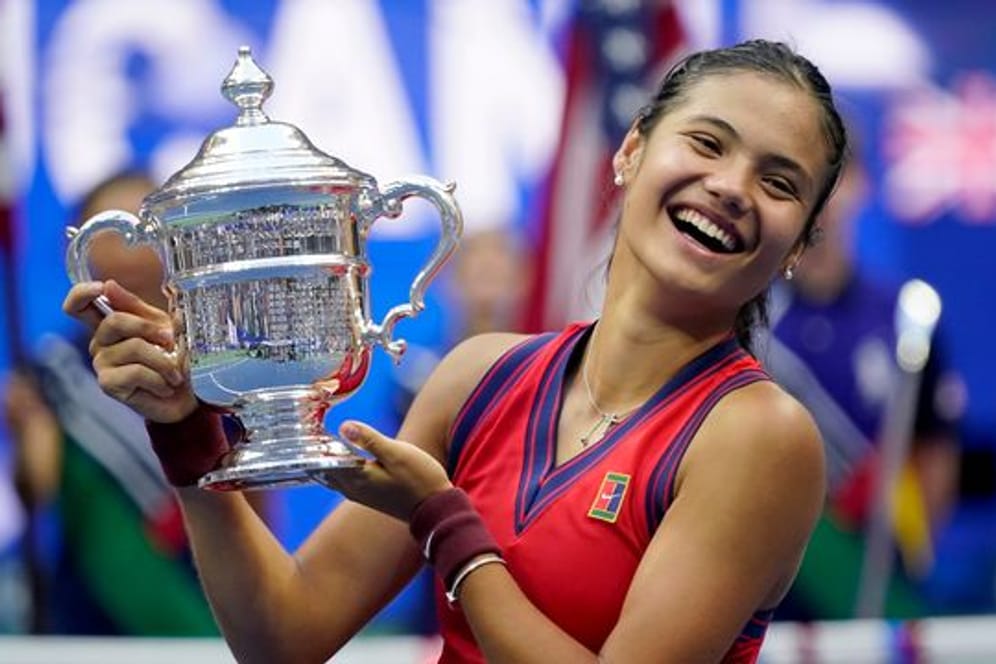 Die Britin Emma Raducanu gewann die US Open.