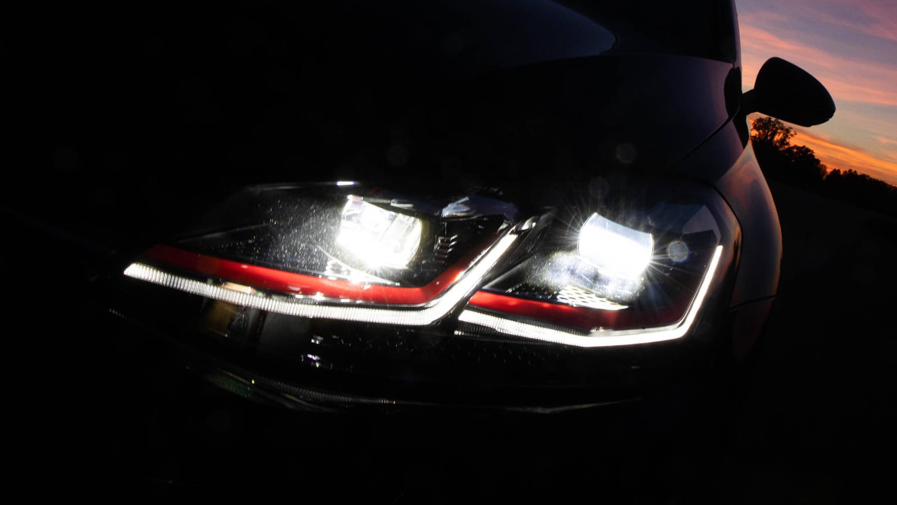 Aufkleber Auto-LED-Scheinwerfer 