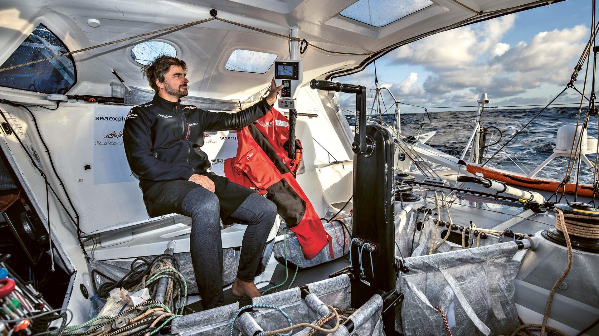 Boris Herrmann: Mit seiner "Seaexplorer" nahm er an der Vendée Globe teil.