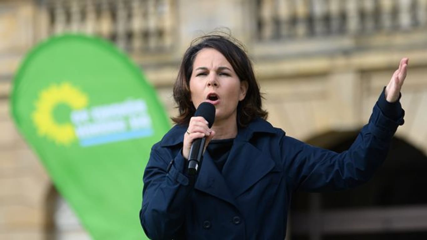 Wahlkampf Grüne mit Kanzlerkandidatin Annalena Baerbock