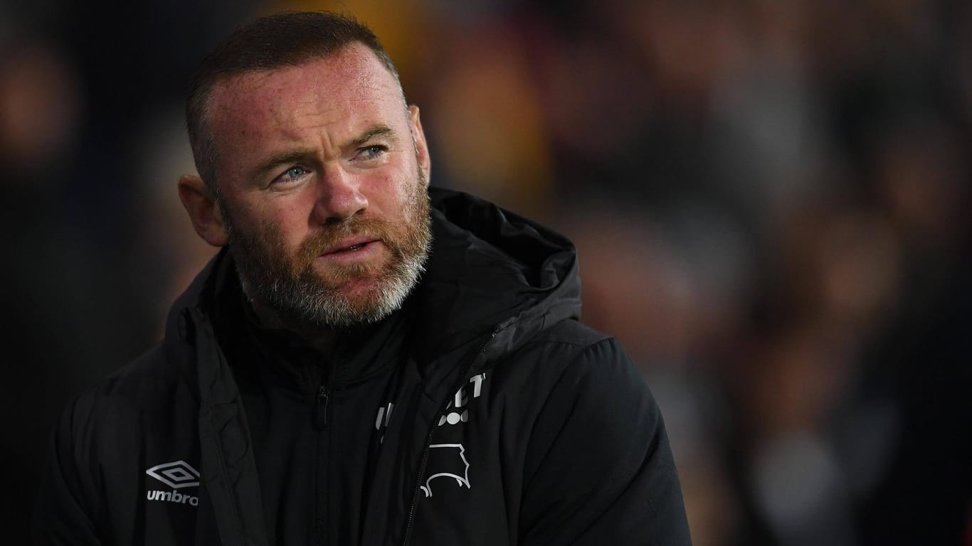 Wayne Rooney: Der frühere Spieler ist seit Januar Chefcoach von Derby County.