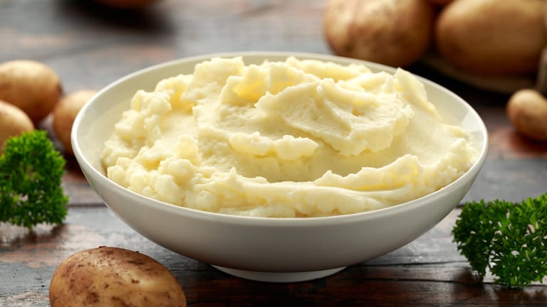 Kartoffelbrei: Das Püree sollte cremig und luftig sein.