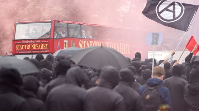 "Wir sind alle LinX"-Demo in Leipzig "Wir sind alle LinX"-Demo in Leipzig