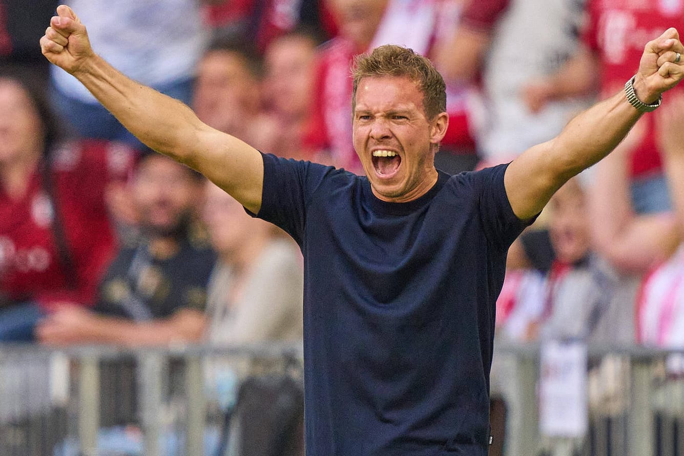 Bayern-Trainer Julian Nagelsmann: Seine Mannschaft besiegte den VfL Bochum mit 7:0.