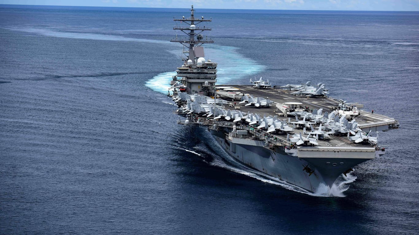 Der US-Flugzeugträger Ronald Reagan: Die USA schicken immer mehr Flottenverbände in den Pazifik und in das Südchinesische Meer.