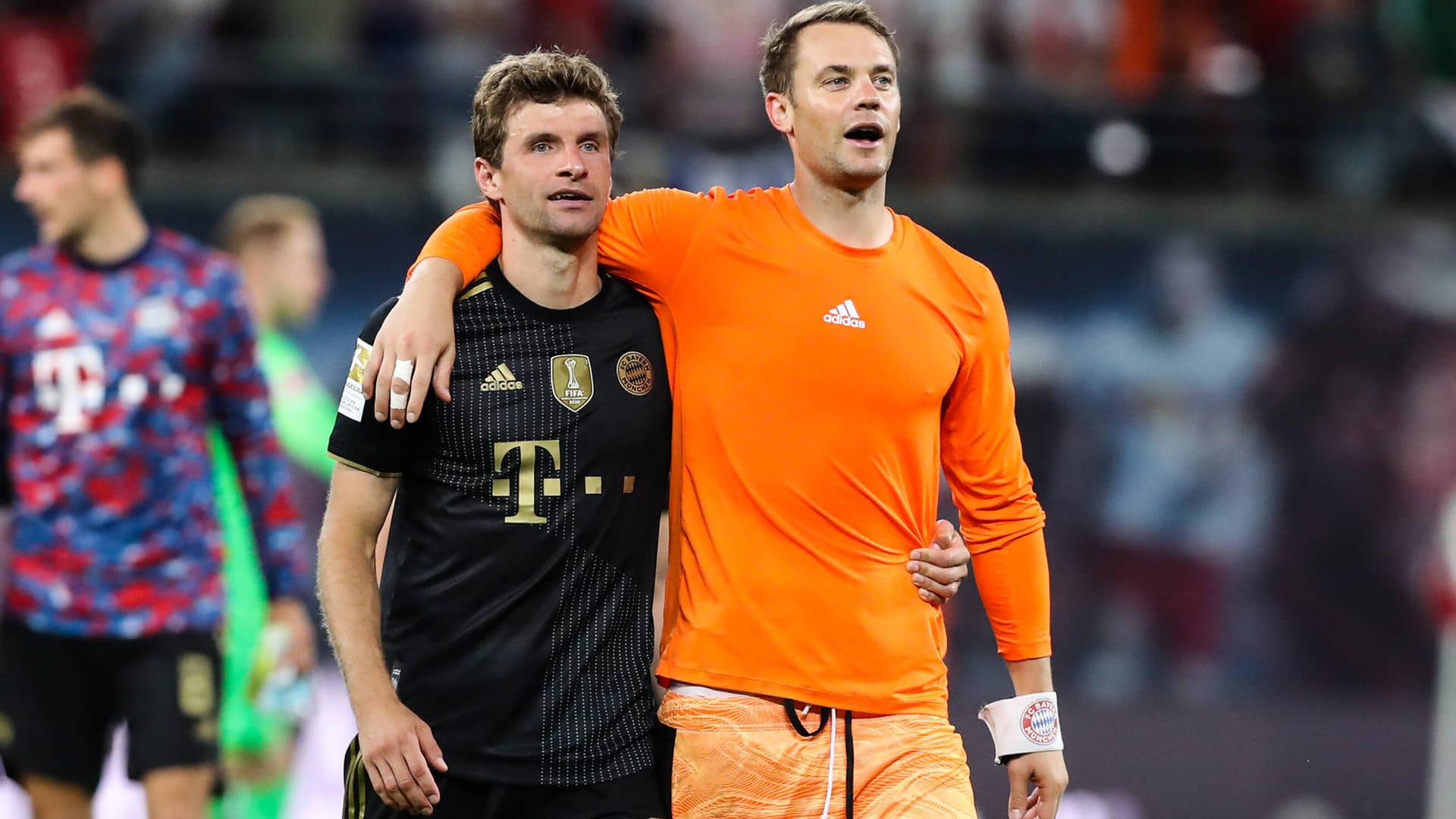 Vereinsikonen: Bayerns Thomas Müller (l.) und Manuel Neuer.