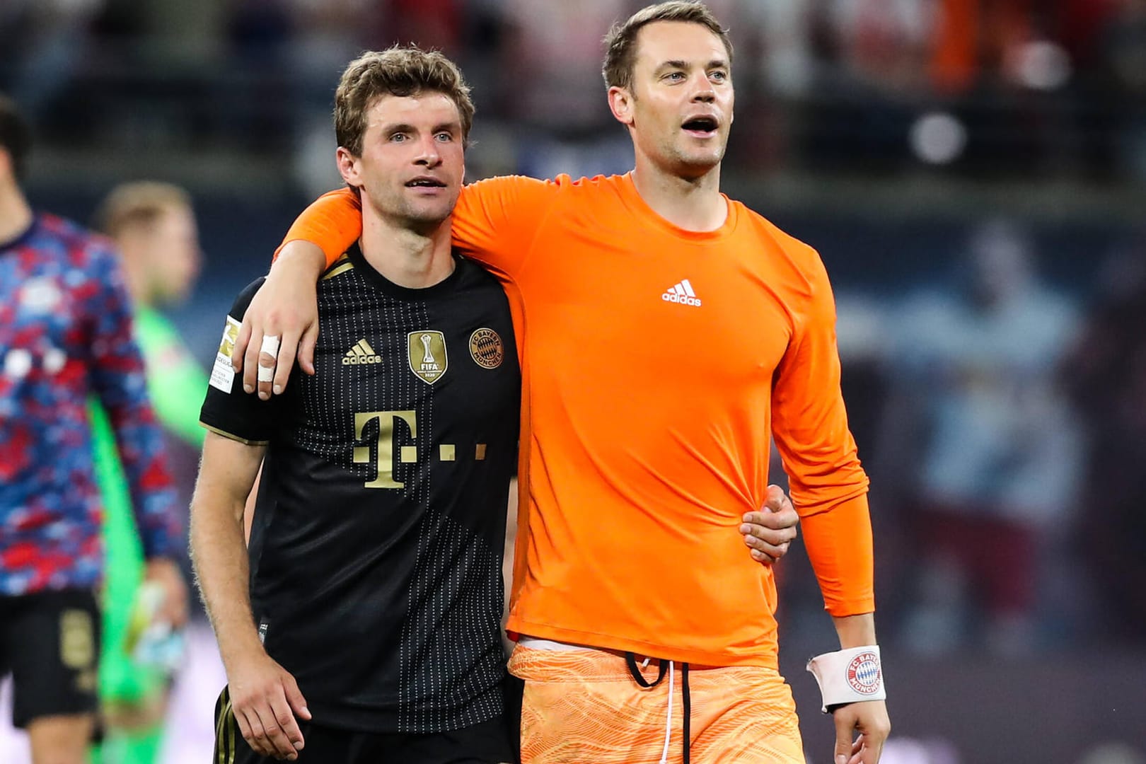 Vereinsikonen: Bayerns Thomas Müller (l.) und Manuel Neuer.