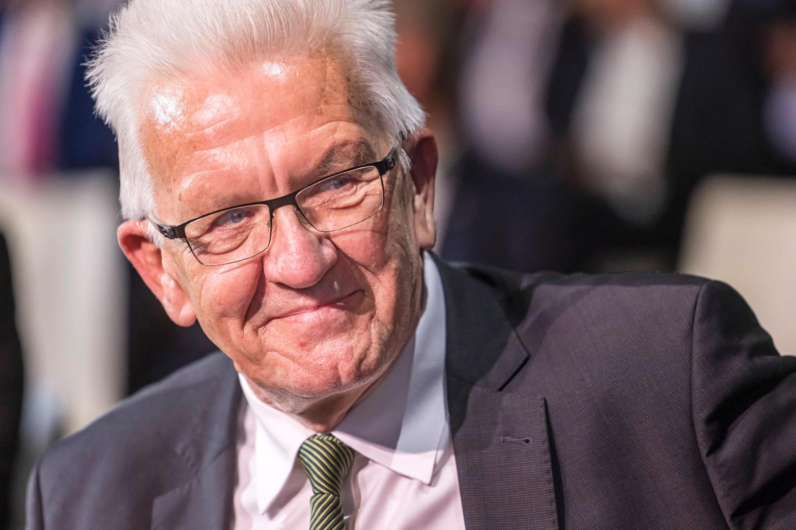 Winfried Kretschmann, Ministerpräsident in Baden-Württemberg: Der Joint habe bei ihm nicht gewirkt, erzählt Kretschmann.