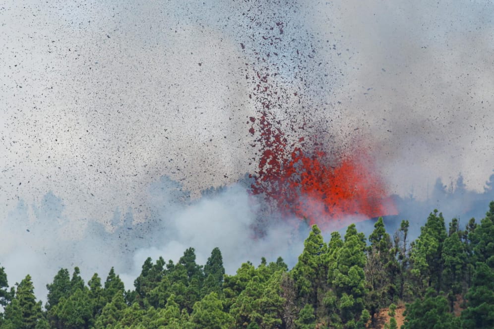 Vulkanausbruch auf La Palma: Das Gebiet um den Vulkan wird evakuiert.