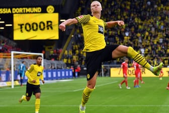 Erling Haaland: Der Norwerger erzielte das 2:0 für Borussia Dortmund gegen Union Berlin.