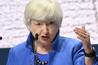 US-Finanzministerin Janet Yellen (Archivbild): Ohne eine Erhöhung der Schuldengrenze droht in den USA eine Finanzkrise.