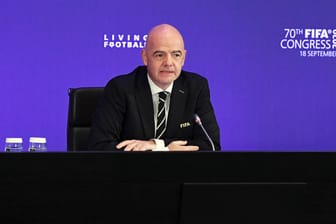 Auch er steht in der Kritik: Fifa-Boss Gianni Infantino.