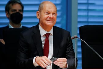 Olaf Scholz im Finanzausschuss des Bundestags: Der SPD-Kanzlerkandidat wollte auf die aktuellen Ermittlungen nicht näher eingehen.