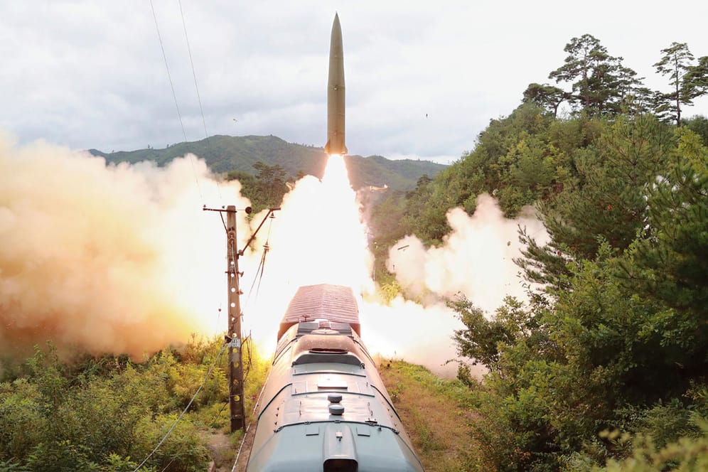 Ein Raketentest in Nordkorea am 15. September: Laut dem Chef der Internationalen Atomenergiebehörde treibt das Land sein Atomprogramm weiter voran.