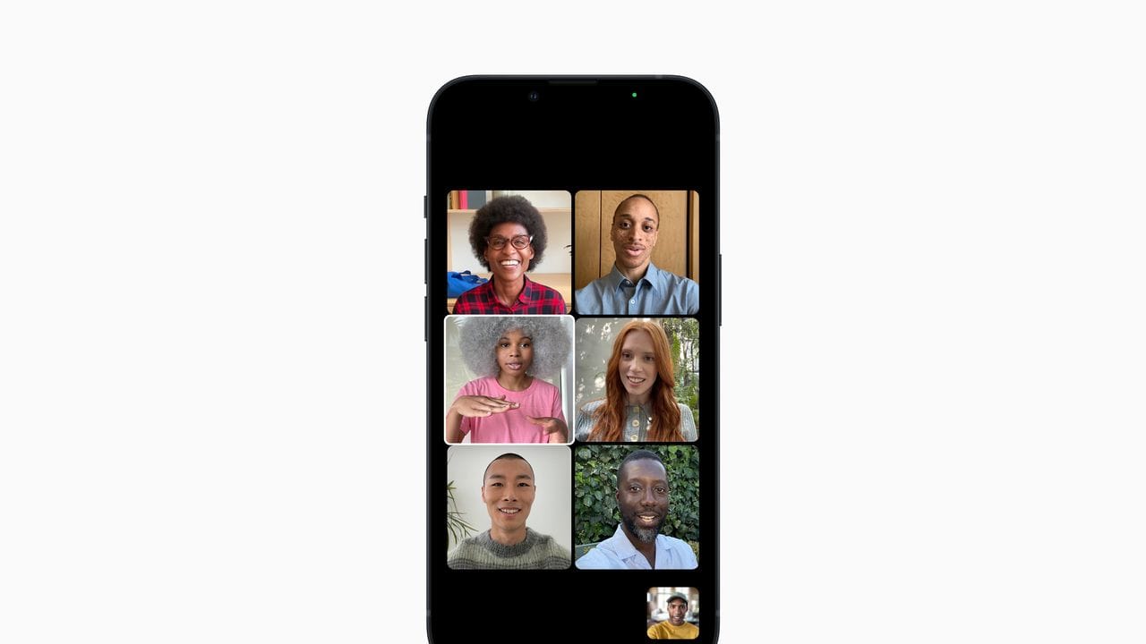 Nicht der Hintergrund soll gut aussehen, sondern die Gesprächsteilnehmer: Den Porträtmodus der Kamera-App beherrscht nun auch Facetime.