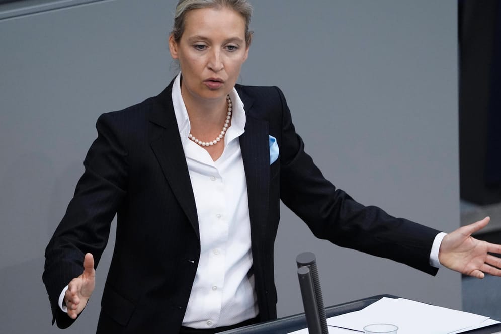 Alice Weidel: Gegen die AfD-Spitzenkandidatin wurde wegen eines möglichen Verstoßes gegen das Parteiengesetz ermittelt.