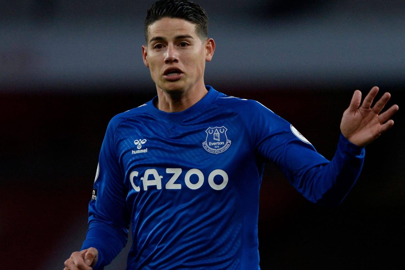 Bald nicht mehr im Everton-Trikot? James Rodriguez steht vor dem Abschied von der Merseyside.