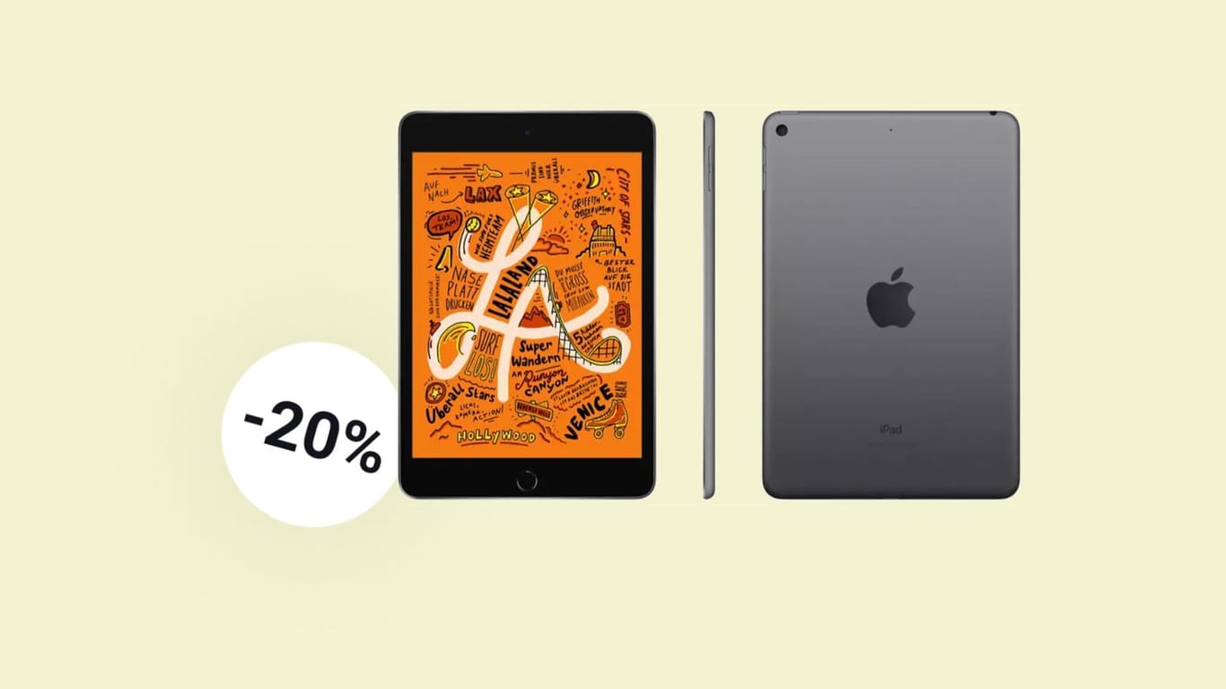 Sichern Sie sich das Apple iPad Mini zum Rekordpreis.