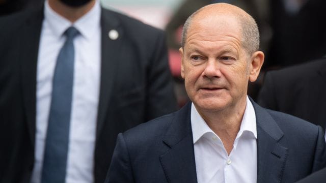 Olaf Scholz in Wolfsburg