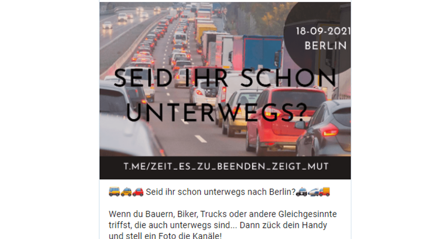 Staus auf dem Weg nach Berlin? Es kamen keien Fotos von Trucks, Bauern und Bikern.