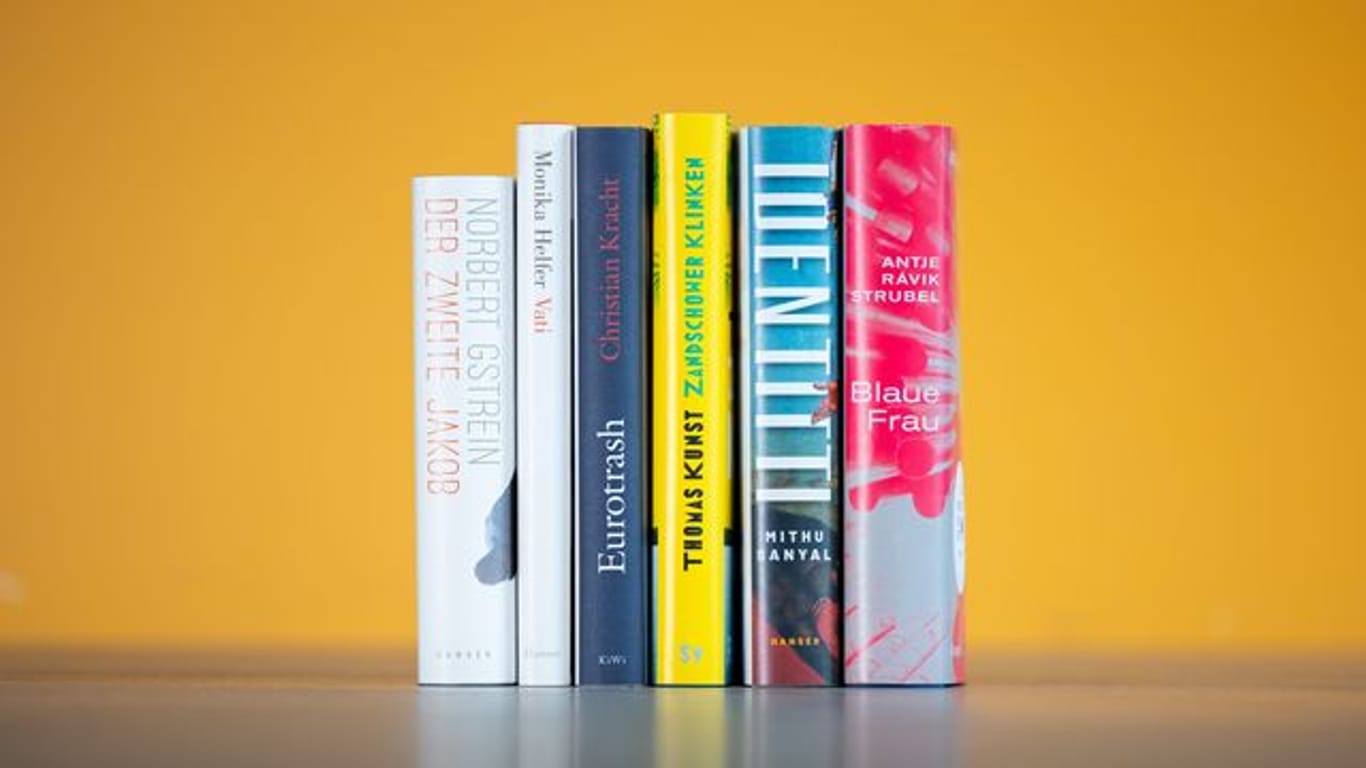 Cover der Bücher, die auf der Shortlist für den Deutschen Buchpreis 2021 stehen.