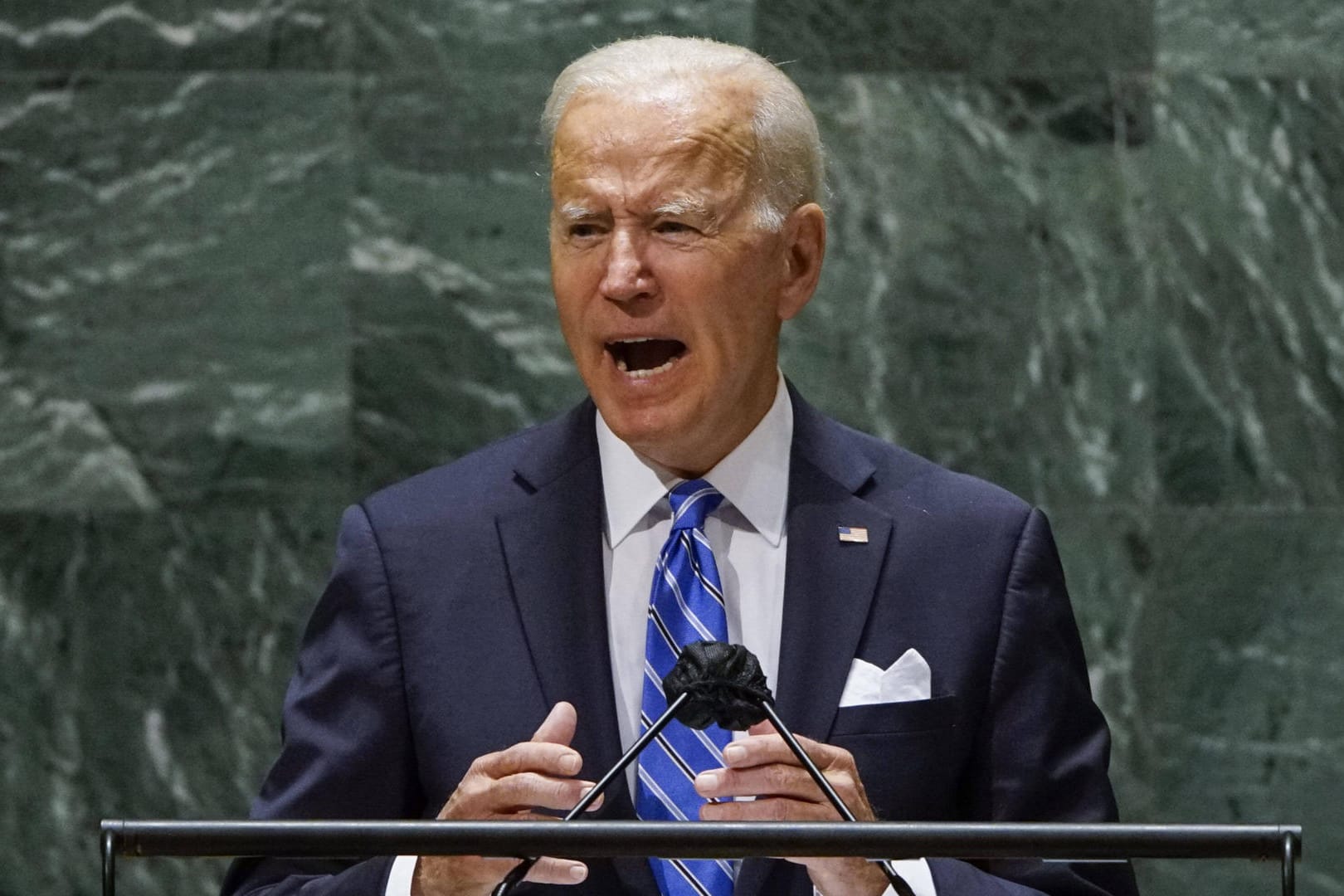 US-Präsident Joe Biden: Freundlich, aber deutlich.