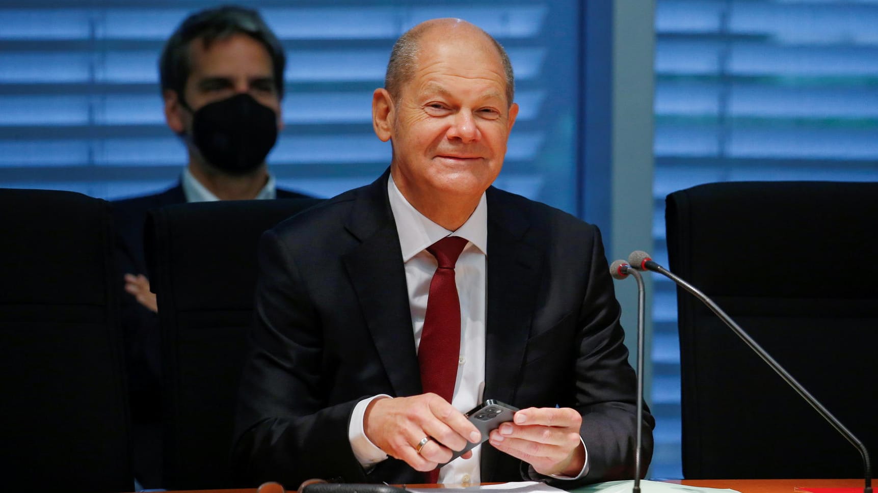 Finanzminister Olaf Scholz in der Sondersitzung des Finanzausschusses: Er verteidigte die Arbeit der Geldwäsche-Einheit.