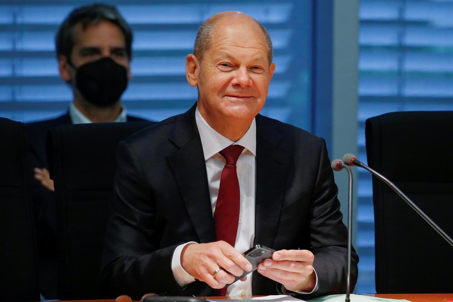 Finanzminister Olaf Scholz in der Sondersitzung des Finanzausschusses: Er verteidigte die Arbeit der Geldwäsche-Einheit.