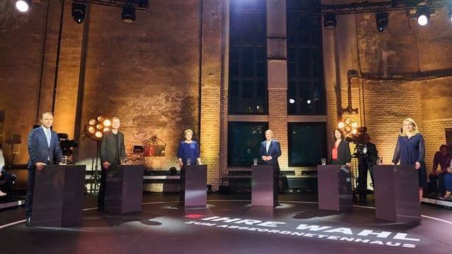 Talkrunde des RBB "Ihre Wahl 2021 - zum Abgeordnetenhaus"