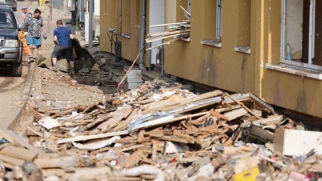 Nach dem Unwetter in Nordrhein-Westfalen