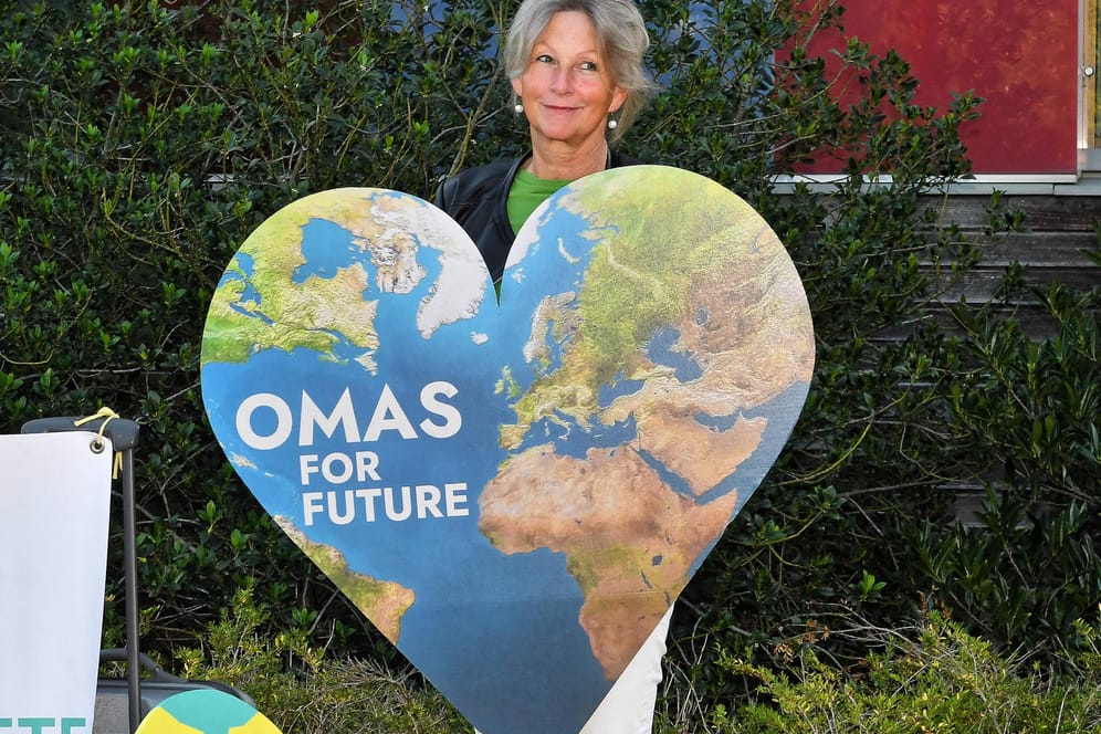 Die Leipzigerin Cordula Weimann (Archivfoto): Sie gründete die "Omas for Future" und konfrontierte vier Tage vor der Wahl Politiker mit ihrem Anliegen.