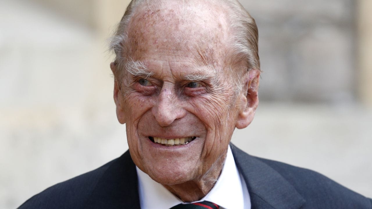 Der britische Prinz Philip, Herzog von Edinburg (2020). Der britische Prinz Philip, Herzog von Edinburg (2020).