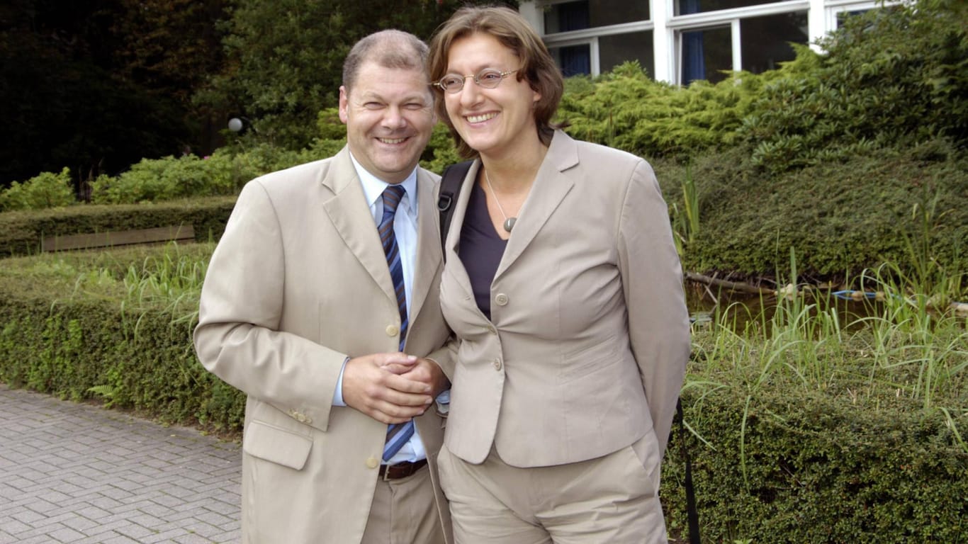 Olaf Scholz und Britta Ernst: Die beiden heirateten 1998.