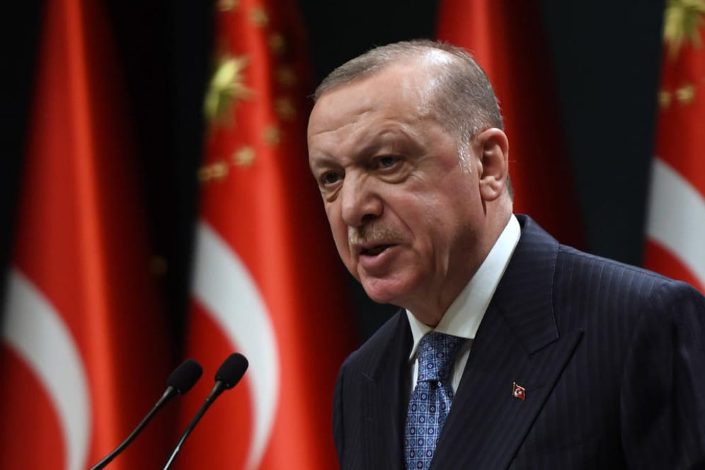 Recep Tayyip Erdogan: Der türkische Präsident hat die Staatengemeinschaft zu mehr Anstrengungen im Kampf gegen die Klimakrise aufgefordert.