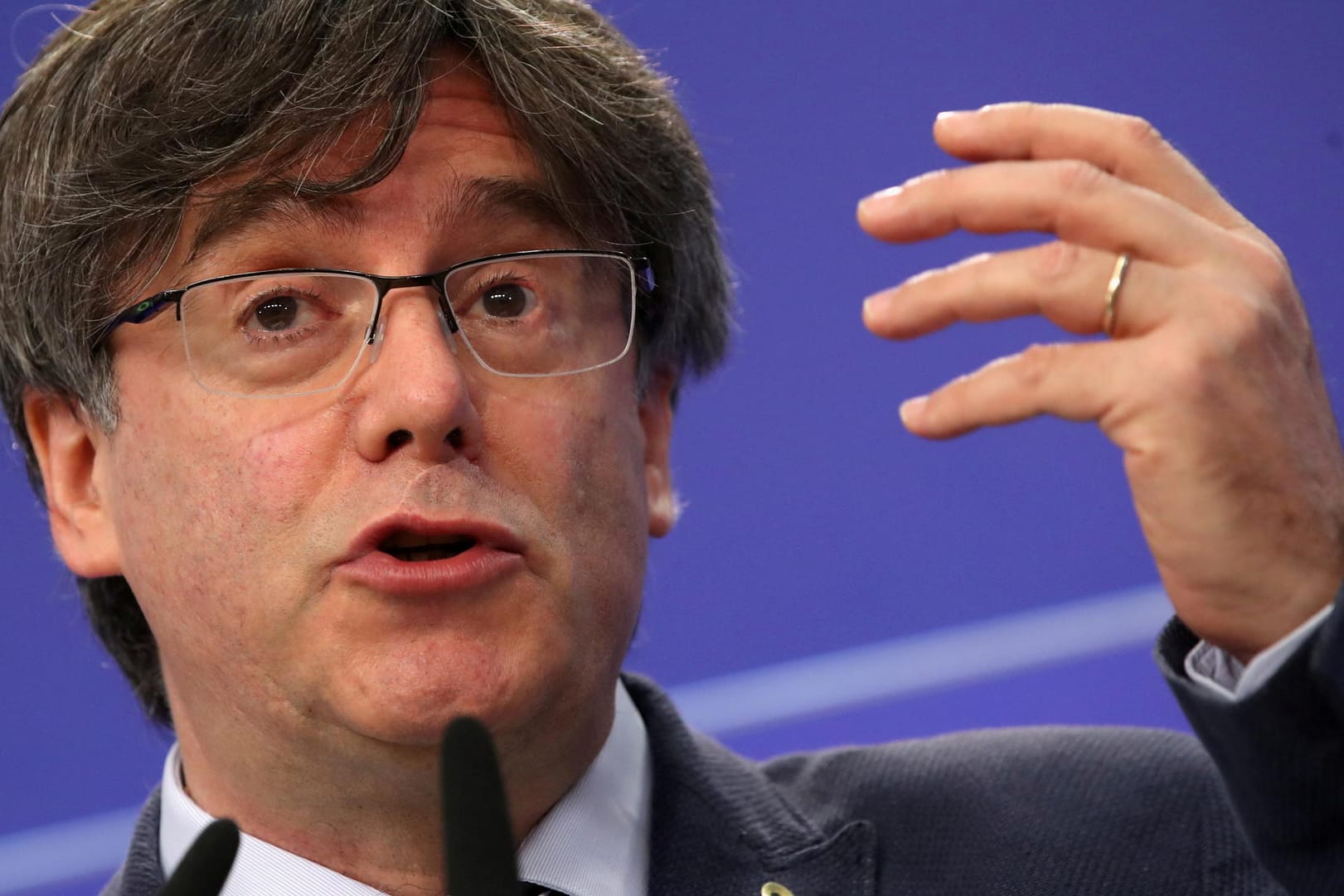 Carles Puigdemont (Archivbild): Spanien wirft dem Separatisten unter anderem Rebellion vor.