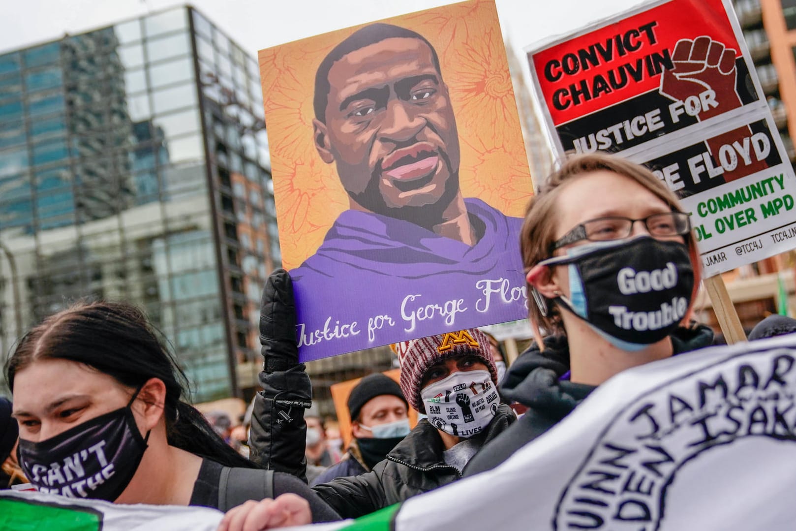 Protestmarsch im US-Bundesstaat Minneapolis (Archivbild): Im Mai 2020 ist der Afroamerikaner George Floyd durch das Einwirken eines US-Polizisten gestorben.