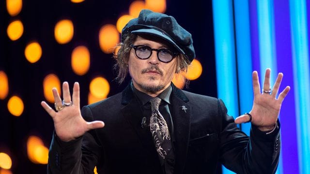 Der Schauspieler Johnny Depp beim Internationalen Filmfestival von San Sebastián. Der Schauspieler Johnny Depp beim Internationalen Filmfestival von San Sebastián.